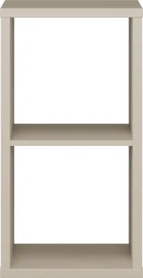 Produktbild von Regalwürfel >MAURO< in Taupe - 38,2x72,8x32,9cm (BxHxT)