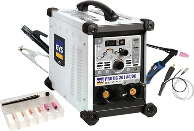 Produktbild von Gys Protig 201 Ac/Dc Hf Fv Wig Schweißgerät Inverter 10 160 A Siehe Text/Foto
