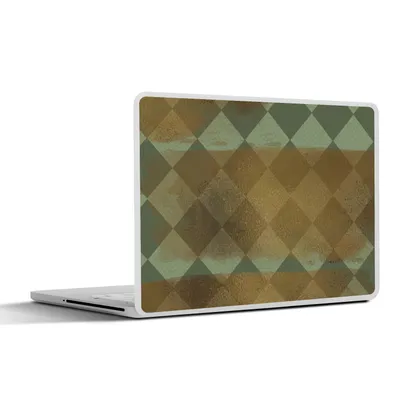 Produktbild von MuchoWow® Laptop Aufkleber Sticker Cover Muster - Gold - Block 25x18 cm - Laptop-Deko