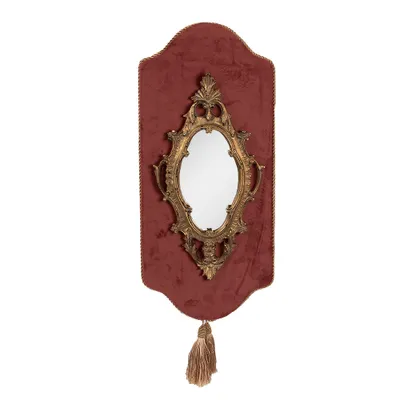 Produktbild von Clayre & Eef Spiegel 20x3x44 cm Rosa Goldfarbig Polyresin