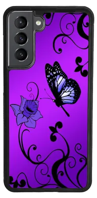 Produktbild von TPU Silikon Hülle für Samsung Galaxy A54 5G Handy Cover Case Schutzhülle Handyhülle Bumper MOTIV 259 Butterfly Blume
