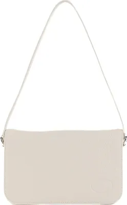 Produktbild von LACOSTE Leder Umhängetasche Schultertasche Croco Crew Shoulder Bag Laponie beige
