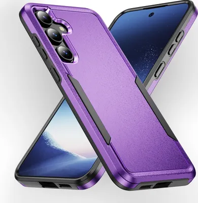 Produktbild von Mobigear Heavy Armor  Samsung Galaxy S24 Plus Hülle Hardcase Backcover Stoßfest - Lila