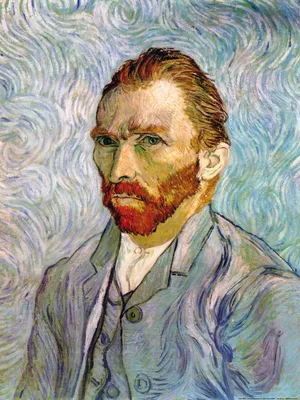 Produktbild von Vincent Van Gogh Kunstdruck Bild - Selbstbildnis, 1889 (80 x 60 cm)