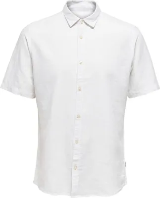 Produktbild von ONLY & SONS Hemd Kurzarm Slim Fit Hemdkragen Größe: M