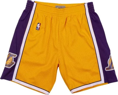 Obrázek produktu pro Mitchell & Ness Kalhoty Nba Swingman Shorts Los Angeles Lakers, SMSHCP19075LALLGPR09, Velikost: 193