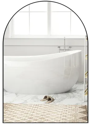Obrázok produktu pre HOMCOM Kúpeľňové zrkadlo 50 x 70 cm so fóliou proti rozbitiu, kúpeľňové zrkadlo