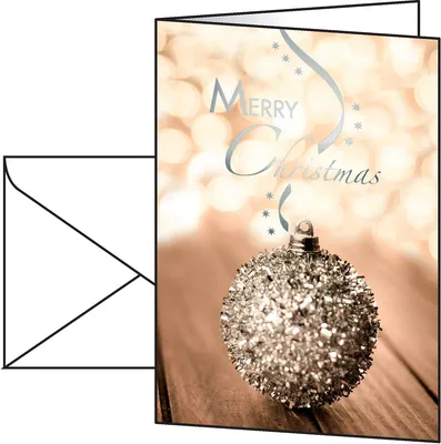 Produktbild von SIGEL DS051 Sigel® Weihnachts-Karten Serenity" - A6 (A5), 10 Karten