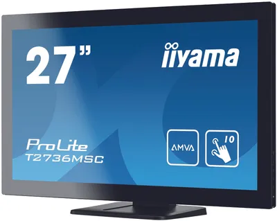 Produktbild von iiyama ProLite T2736MSC-B1, 68,6 cm (27"), 1920 x 1080 Pixel, Full HD, LED, 4 ms, Schwarz