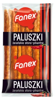 Obrázek produktu pro Slané tyčinky s pikantní příchutí Fanex 100 g