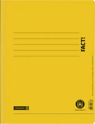 Produktbild von Schnellhefter Fact! A4 Recycling gelb Packung mit 25 Stück