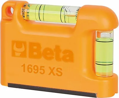 Produktbild von Taschenwasserwaage MINI 2 Libellen, magnetischer Sockel – BE 1695XS