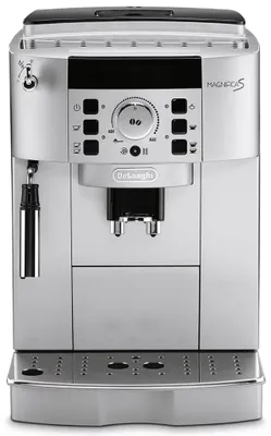 Produktbild von Delonghi Magnifica ECAM 22.110 B/SB/W /ECAM 22.140 B/SB/W / ECAM22.105.B Vollautomatische Espressomaschine, freistehendes Gerät, Kunststoffgehäuse, 1450 Watt, 15 Bar, 1,8 l FÃ1/4llmenge, 250 g Bohnenbehälter, Integriertes Mahlwerk, Milchaufschäumer, Wasserfilter, Abschaltautomatik, Reinigung + Entkalkungsfunktion