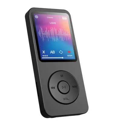 Produktbild von MP3-Player, Bluetooth 5.0 MP3-Player, 64 GB, unterstützt mehrsprachiges System, geeignet für starkes Licht im Freien oder dunkle Nachtumgebungen.