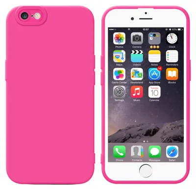 Obrázok produktu pre Cadorabo puzdro pre Apple iPhone 6 / 6S Protective Case in Pink TPU Silicone Etui Case Kryt mobilného telefónu
