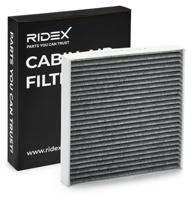 Produktbild von RIDEX 424I0081 Innenraumfilter Pollenfilter für RENAULT LAGUNA II Grandtour (KG0/1) Aktivkohle