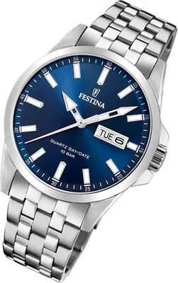 Produktbild von Festina Herren Uhr Klassik F20357/3 Edelstahl Quarz Armbanduhr silber UF20357/3