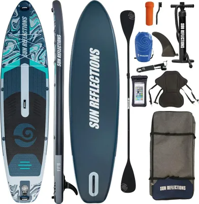 Obrázek produktu pro Nafukovací SUP prkno 11'6 Combo Forest Grey - sada s kajakovým sedátkem a pádlem 2v1 - do 185 kg