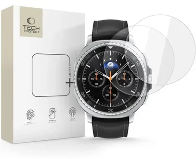 Obrázok produktu pre Tech-Protect Glass Fit+ 2-Pack pre Samsung Galaxy Watch 8 Classic 46 mm - číre