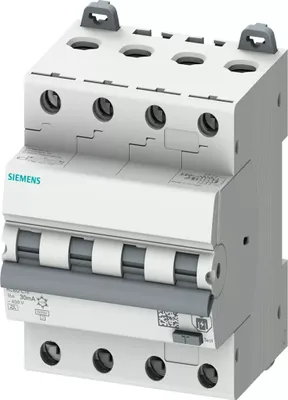 Productafbeelding van Siemens 5SV1316-7KK13, Aardlekschakelaar met overstroombeveiliging (RCBO), Type A, 6 A, IP20, 230/195 V