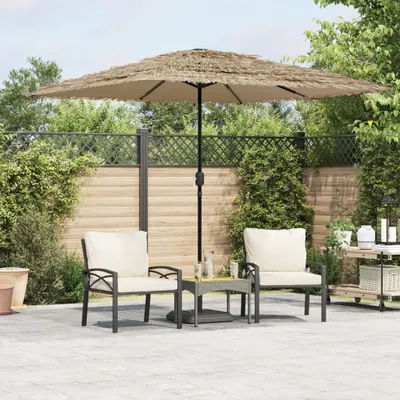 Produktbild von Maison Exclusive - Sonnenschirm mit Stahlmast Braun 248x248x248 cm