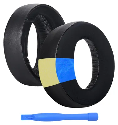 Produktbild von Ersatz Ohrpolster für Sony PS5 3D Pulse Wireless - Kühlgel Ohrpolster - Schwarz