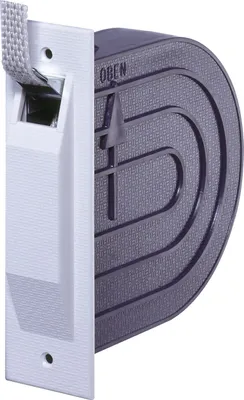 Produktbild von Mini Einlasswickler mit Blende weiss 5 m, L-Abst. 118 mm