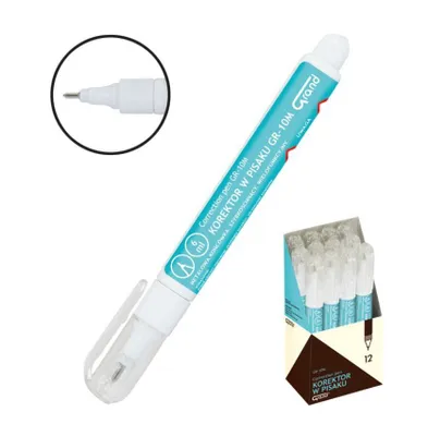 Obrázek produktu pro Korektor v peru 6ml (12ks) GRAND