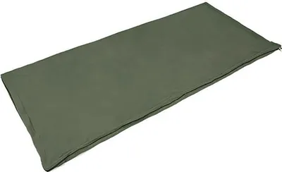 Image de Sac de couchage en polaire ultra-léger 180 x 75 cm - Vert olive - Sac de couchage pour adulte