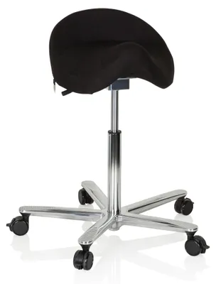Obrázek produktu pro hjh OFFICE Sedací stolička MOVE-TEC 3D PRO I Rolling stool Pracovní stolička, ergonomická stolička pro kancelářskou praxi domácí kancelář, látka