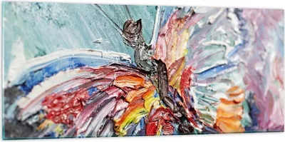Produktbild von Bilder auf glas - Vogel Natur Farbe - 120x50cm - Glasbilder - Wandbilder - Kunstdruck - zum Aufhängen bereit - Wanddekoration aus Glas - Glas Bilder - Wandbild auf Glas - Einteilig - GAB120x50-3594