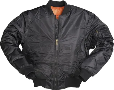 Produktbild von MIL-TEC US letecká bunda typ MA1 PES černá bomber bunda blouson M