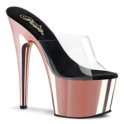 Obrázok produktu pre ADORE-701 Dámske mokasíny Pleaser, Transparent Rose Gold , EU 38, US 8