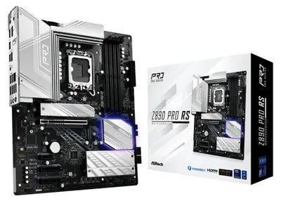 Produktbild von Asrock Z890 Pro RS, Intel, LGA 1851 (Socket V1), Intel Core Ultra (Series 2), LGA 1851, DDR5-SDRAM, 256 GB