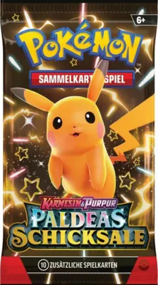 Produktbild von Pokémon - Paldeas Schicksale Booster - DE