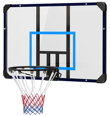 Produktbild von SPORTNOW Basketballkorb, Basketballbrett mit Korb Wandmontage für Outdoor, Stahl