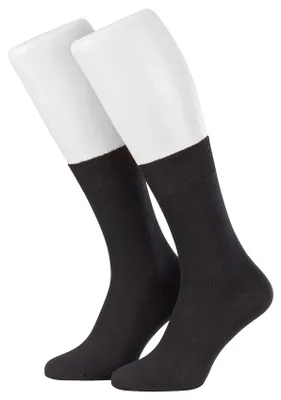 Produktbild von Tobeni 9 Paar Herrensocken Baumwolle Business Socken, Farbe:Schwarz, Grösse:39-42