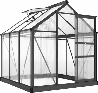 Zdjęcie produktu dla Szklarnia 3,65 m², rama aluminiowa, panele odporne na promieniowanie UV