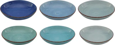 Produktbild von Cookinglife Pastateller Delice Blau ø 23 cm - 6 Stück