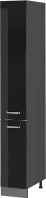 Produktbild von Vicco Apothekerschrank R-Line, 30 cm, Schwarz Hochglanz/Anthrazit