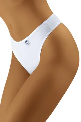 Obrázek produktu pro Wol-Bar Tahoo String bílé tanga kalhotky L