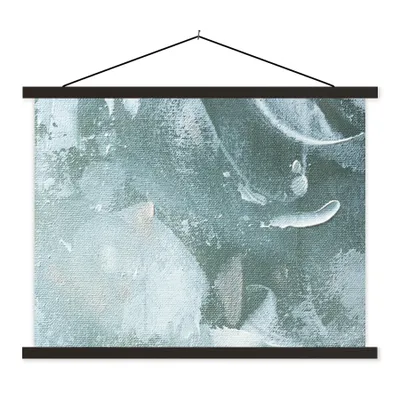 Produktbild von MuchoWow® Textilposter Acrylfarbe - Abstrakt - Design 60x45 cm mit schwarzem Rahmen - Poster Schlafzimmer
