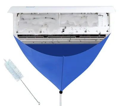 Reinigungsset für Wand-Klimaanlage, wasserdicht, 100x69x56 cm, blau