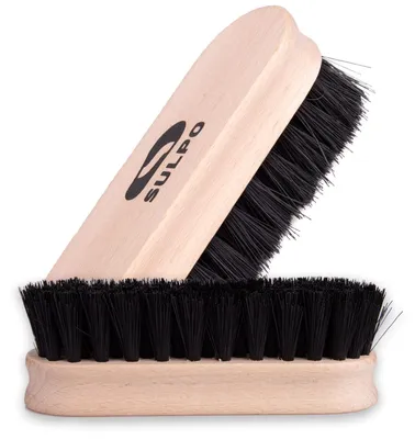 Zdjęcie produktu dla Szczotka do butów - Miękkie włosie - Długość 12 cm - Czarny - Zestaw 2 szt.