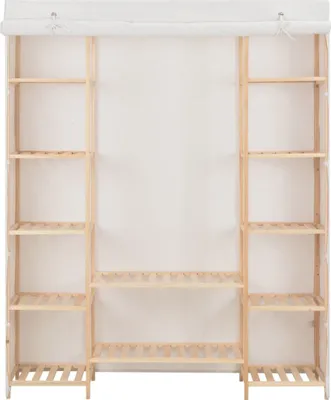 Immagine prodotto di Armadio Bianco 135x40x170 cm in Tessuto