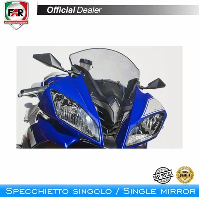 Immagine prodotto di Specchietto carena FAR destro 6402 nero per Yamaha r6