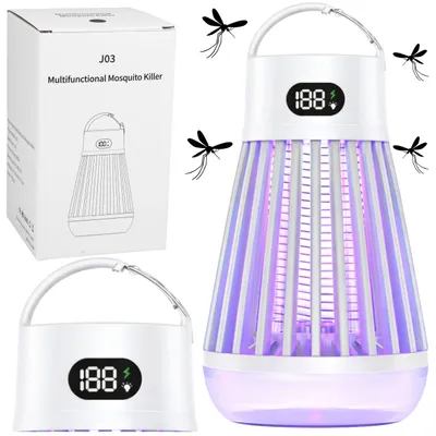 Zdjęcie produktu dla Elektryczna lampa przeciw komarom UV Light Biała