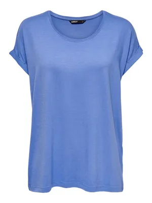 Produktbild von ONLY 15106662, T-Shirt, Erwachsener, Weiblich, Blau, Einfarbig, XS