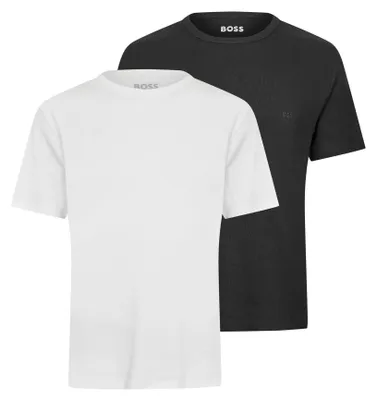 Produktbild von Boss - T-Shirt für Herren (2er-Pack) GT25013 (M) (Weiß/Schwarz)