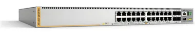Obrázok produktu pre Allied Telesis AT-x530-28GPXm-50, Riadený, L3, Gigabit Ethernet (10/100/1000), Podpora napájania cez Ethernet (PoE), Inštalácia do Racku, 1U